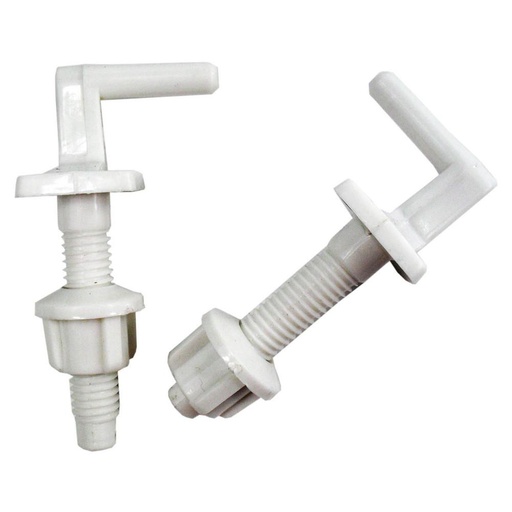 [883] HERRAJE SANITARIO X 2 PCS  PLASTGRIFOS (4100442)