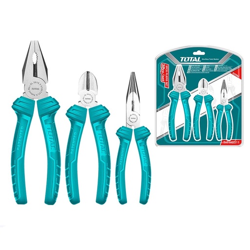 [15335] JUEGO DE ALICATES X 3 PZS ( ALICATE 7 CORTA FRIO 6 PINZA 6) TOTAL (THT1K0311)