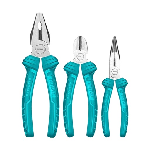 [15335] JUEGO DE ALICATES X 3 PZS ( ALICATE 7 CORTA FRIO 6 PINZA 6) TOTAL (THT1K0311)