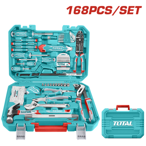 [20392] JUEGO DE HERRAMIENTAS 168 PZS SUPER TOTAL (THKTHP21686)
