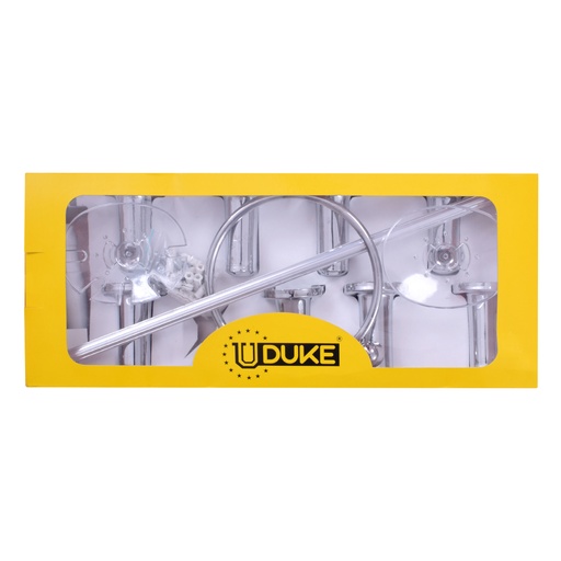 [5393K] KIT ACCESORIOS PARA BANO X6 PIEZAS EN CAJA UDUKE (9111)