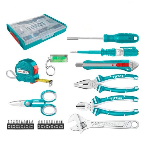 [14919] KIT DE HERRAMIENTAS 29PZS TOTAL (THKTV02H291)