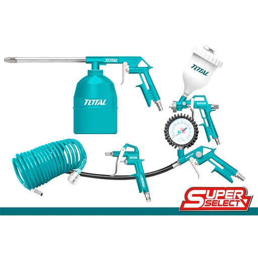 [15117] KIT DE HERRAMIENTAS NEUMATICA SUPER SELECT X 5 PIEZAS TOTAL (TATK053-1)