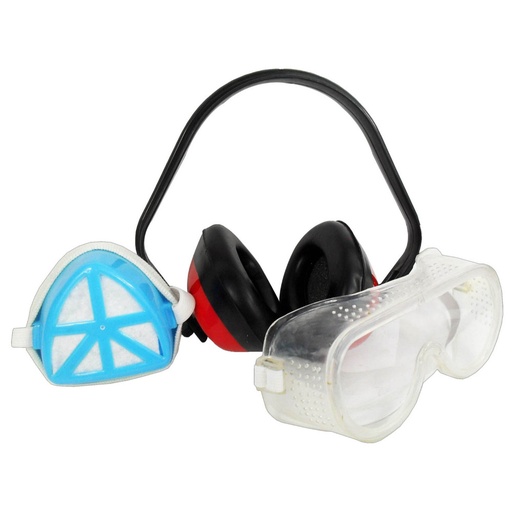 [946] KIT SEGURIDAD X 3 PC (GAFA - TAPA BOCA - TAPA OIDO) (HT90132)