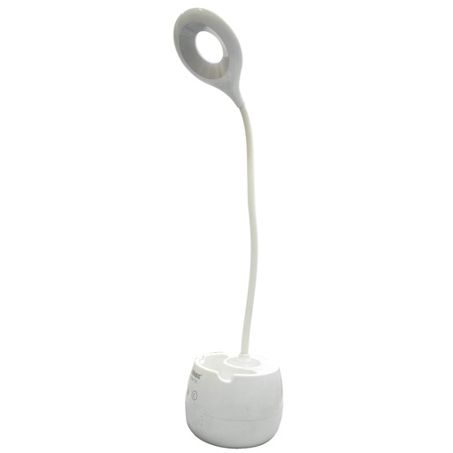 [11542] LAMPARA PARA ESCRITORIO LED RECARGABLE LUZ CALIDA DOBLE USO FINA DIMERIZABLE (TGX-772) (HT80350)
