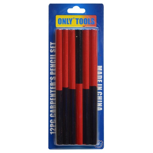 [13453] LAPIZ CARPINTERIA BICOLOR BLISTER X 12 UNDS (HT1061) (PRECIO X DOCENA)