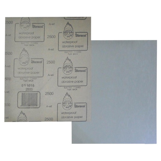[7656] LIJA ABRACOL MICRO FINA GRANO 2500 ( LIJADO EN AGUA (RPHLC0925001)