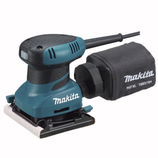 [13325] LIJADORA DE PALMA MAKITA 112MMX102MM 200W CON RECOLECTOR DE POLVO INDUSTRIAL (BO4556)