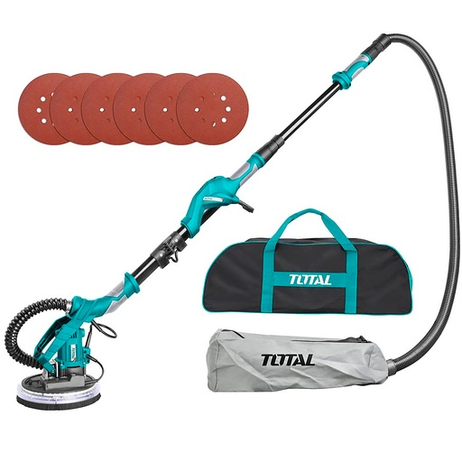 [17354] LIJADORA DE PARED Y PISO 1050W INDUSTRIAL TOTAL INCLUYE ACCESORIOS (UTWS10501)