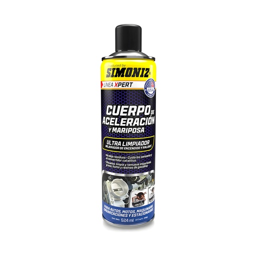 [20628] LIMPIADOR CUERPO ACELERACION Y MARIPOSA XPERT 524ML SIMONIZ (208895)