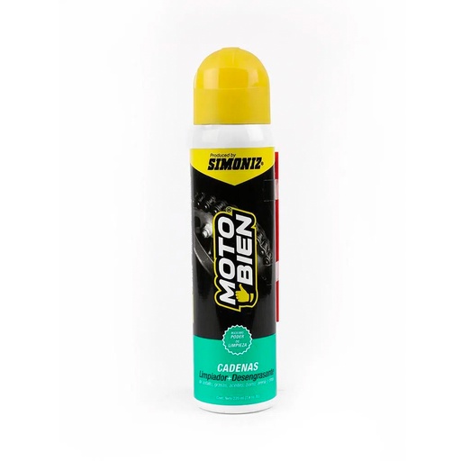 [16651] LIMPIADOR DESENGRASANTE CADENAS MOTO BIEN SIMONIZ 220ML (200914)