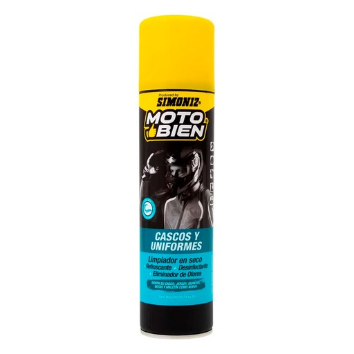 [16652] LIMPIADOR EN SECO CASCOS Y UNIFORMES MOTO BIEN SIMONIZ (200921)
