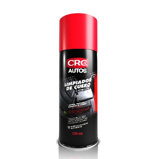 [19344] LIMPIADOR Y PROTECTOR CUERO AEROSOL 220 ML CRC AUTOS 

