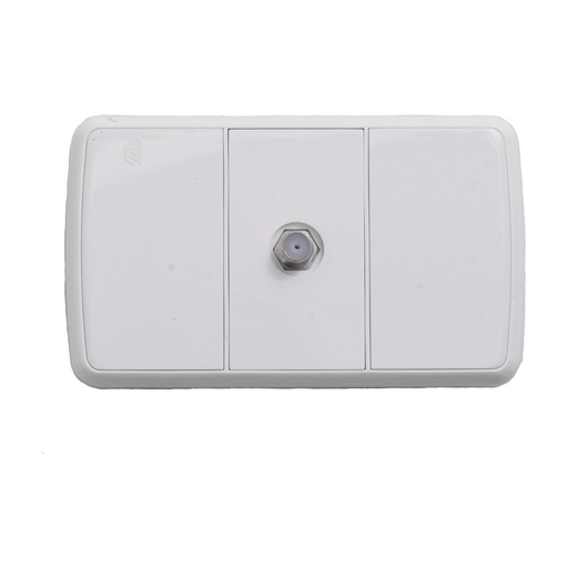 [12327BC] LINEA FUTURA BLANCA INCRUSTAR TOMA TV DUKE ENERGY (V16-033)
