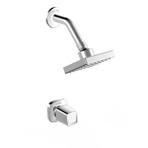 [16084] LINEA GRIVAL DUCHA SENCILLA SOLID CROMADA (SD4043331) PAQ X 4