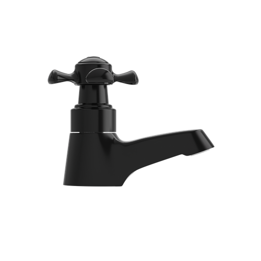 [20222] LINEA GRIVAL LLAVE LAVAMANOS CRUCETA + ACOPLE BALTA NEGRO PQTE X 3 (411403331)