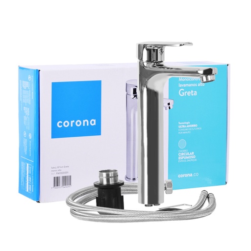 [12559] LLAVE LAVAMANOS MONOCONTROL PALMA ALTO GRIVAL (PM1020001)