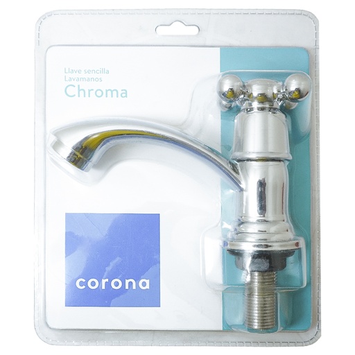 [20571] LINEA GRIVAL LLAVE LAVAMANOS SENCILLA CROMADA (HM1015551)