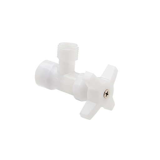 [17436] LINEA GRIVAL LLAVE REGULACION 1/2" PLASTICA BLANCA (957900001)