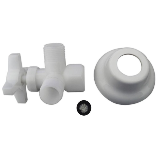 [11545] LLAVE REGULACION DOBLE DE 1/2 BLANCA GRIVAL (967623331)