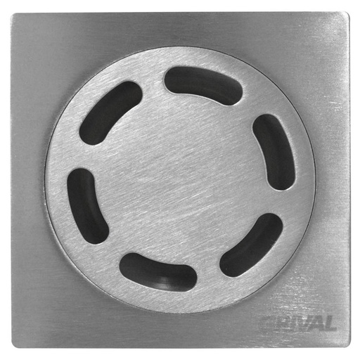 [9419] REJILLA PISO ACERO INOXIDABLE 10 X 10CM- 3 CONTEMPORANEA GRIVAL (937210001)