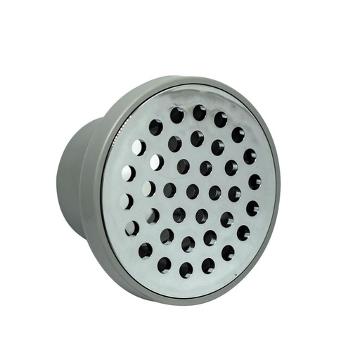 [9552] REJILLA PLASTICA REDONDA CROMADA SOSCO 3X2 GRIVAL (937143331)