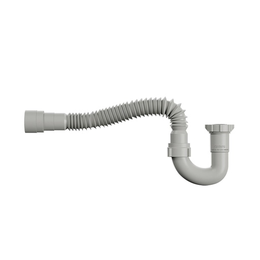 [17438] LINEA GRIVAL SIFON EN P FLEXIBLE GRIS (937940001)