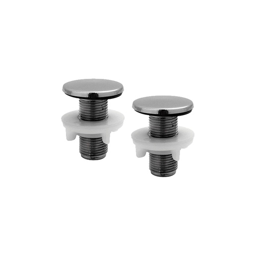 [20377] TAPA HUECO DECORATIVO PLASTICO CROMADO X PAR GRIVAL (O11880001)