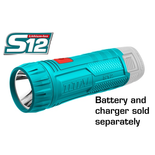[14813] LINTERNA INALAMBRICA 12V 100 LUMENES TOTAL BATERIA Y CARGADOR NO INCLUIDO (TWLI1201)