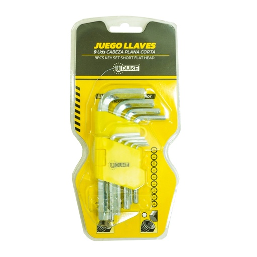 [19931] LLAVE ALEM JUEGO X 9 PCS CORTA UDUKE (HT2264)