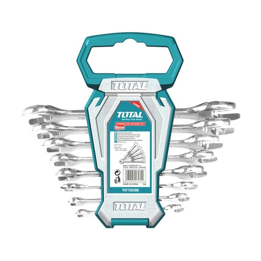 [16315] LLAVE BOCA FIJA 6 - 22 MM JUEGO X 8 PZS SUPER SELECT TOTAL (THT102386)