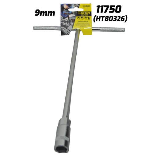 [11750] LLAVE COPA EN T CON CUADRANTE UDUKE 9 MM (HT80326)