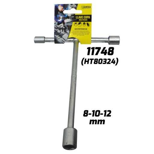 [11748] LLAVE COPA EN T X3 UDUKE 8-10-12 MM (HT80324)
