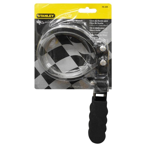 [8214] LLAVE DE BANDA PARA FILTRO DE ACEITE STANLEY (73MM A 83MM) (78-228)