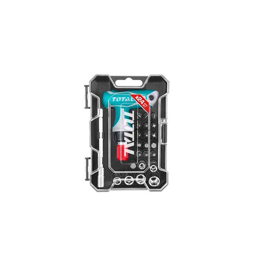 [15672] LLAVE EN T RACHE INDUSTRIAL JUEGO X 24 PZS TOTAL (TACSD30186)