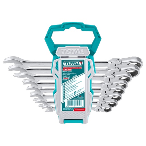 [21038] LLAVE MIXTA CON RACHE FLEXIBLE 8 - 19 MM JUEGO X 8 PZS SUPER SELECT TOTAL (THT102RK586)