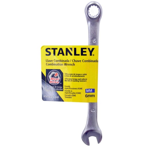[11766] LLAVE MIXTA STANLEY # 6 (STMT80215-840)