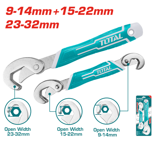 [19778] LLAVE MULTIUSOS ENCAUCHETADA X 2 PZS TOTAL (TBWS09328)