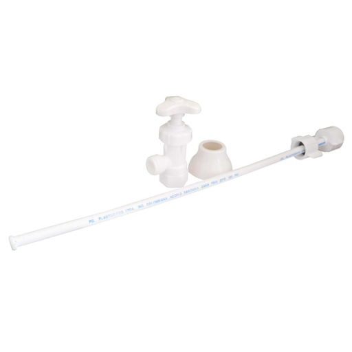 [4924] LLAVE REGULACION PLASTICA CON ACOPLES PARA SANITARIO PLASTGRIFOS (3102232)