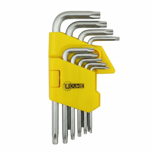 [19929] LLAVE TORX JUEGO 9 PCS CORTA UDUKE (HT2262)