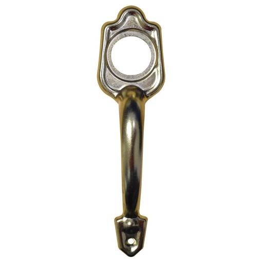 [10538] MANIJA PUERTA GATO EMPERADOR LATON BRILLANTE