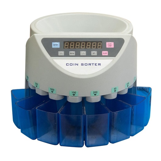 [11184] MAQUINA CONTADORA Y SEPARADORA DE MONEDAS ELECTRONICA CON PANTALLA (HT80255)1253