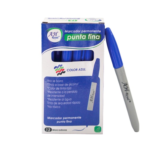 [21182] MARCADOR AH ROYAL AZUL TIPO SHARPIE (PAC90017-376)