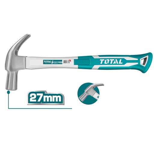 [14854] MARTILLO 27MM MANGO FIBRA VIDRIO TOTAL (THT73227)