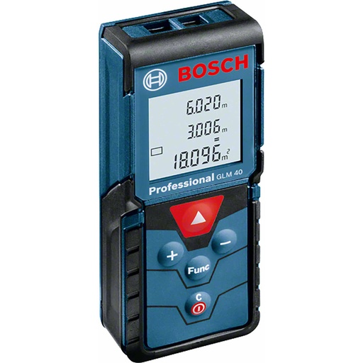 [12567] MEDIDOR DE DISTANCIAS LASER BOSCH PROFESIONAL GLM40 (0601072900000)