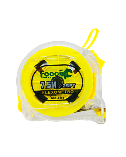 [13092A] METRO 7.5 MTS HOJA 25MM TRANSPARENTE (DSF-6093)