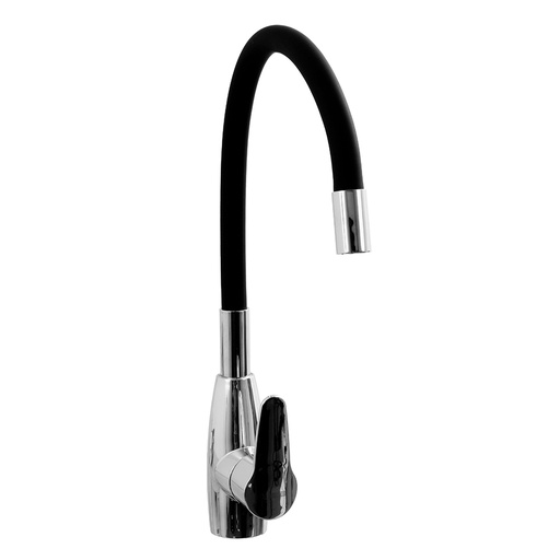 [13565] MEZCLADOR LAVAPLATOS FLEXIBLE MONOCONTROL UDUKE BASE OVALADA (HT1194)