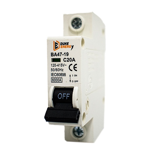 [11120] MINI BREAKER DUKE ENERGY 1 POLO 20A (HT60140)