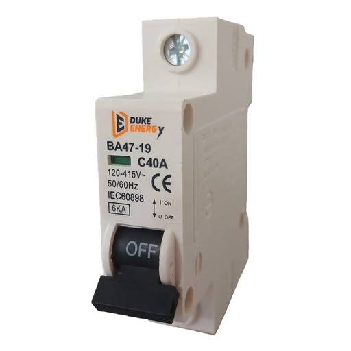 [11122] MINI BREAKER DUKE ENERGY 1 POLO 40A (HT60143) (U/E X 12)