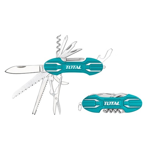 [14910] NAVAJA MULTIFUNCIONAL 15 EN 1 MANGO EN ALUMINIO TOTAL (THMFK0156)